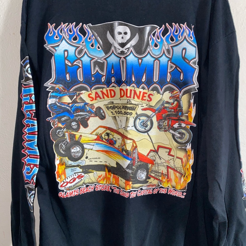 Glamis sand dunes t shirt long sleeve graphic